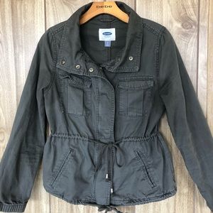 Old Navy Green Military/Utility Jacket